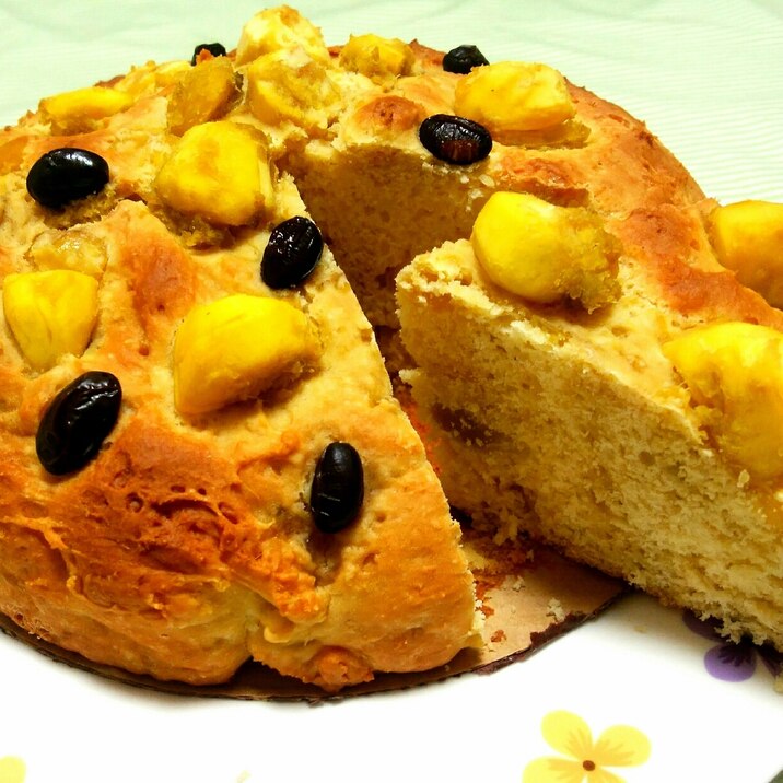 混ぜ焼っぱなし【HMの芋と栗のケーキ】